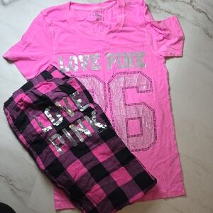 Vintage PINK Victoria's Secret Pajama Set